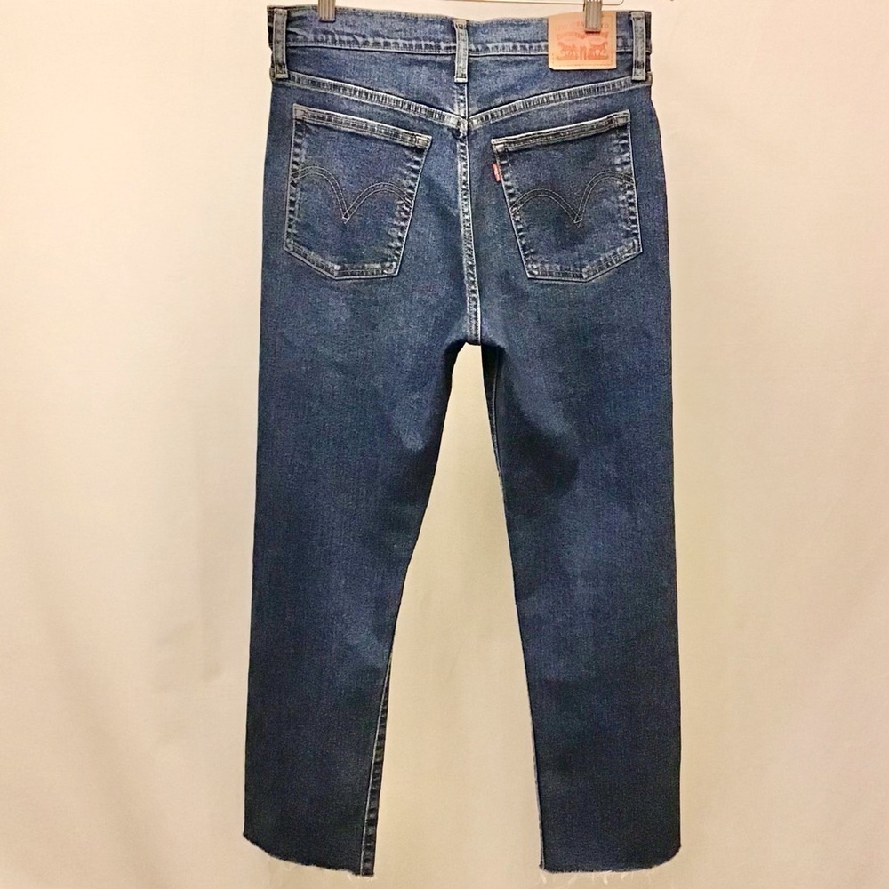 Levi’s 30 (10/11) Wedgie Straight Jeans Women’s High Rise Button Fly 34964-0133 - Picture 7 of 15